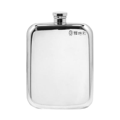 English Pewter Hip Flask - 6oz
