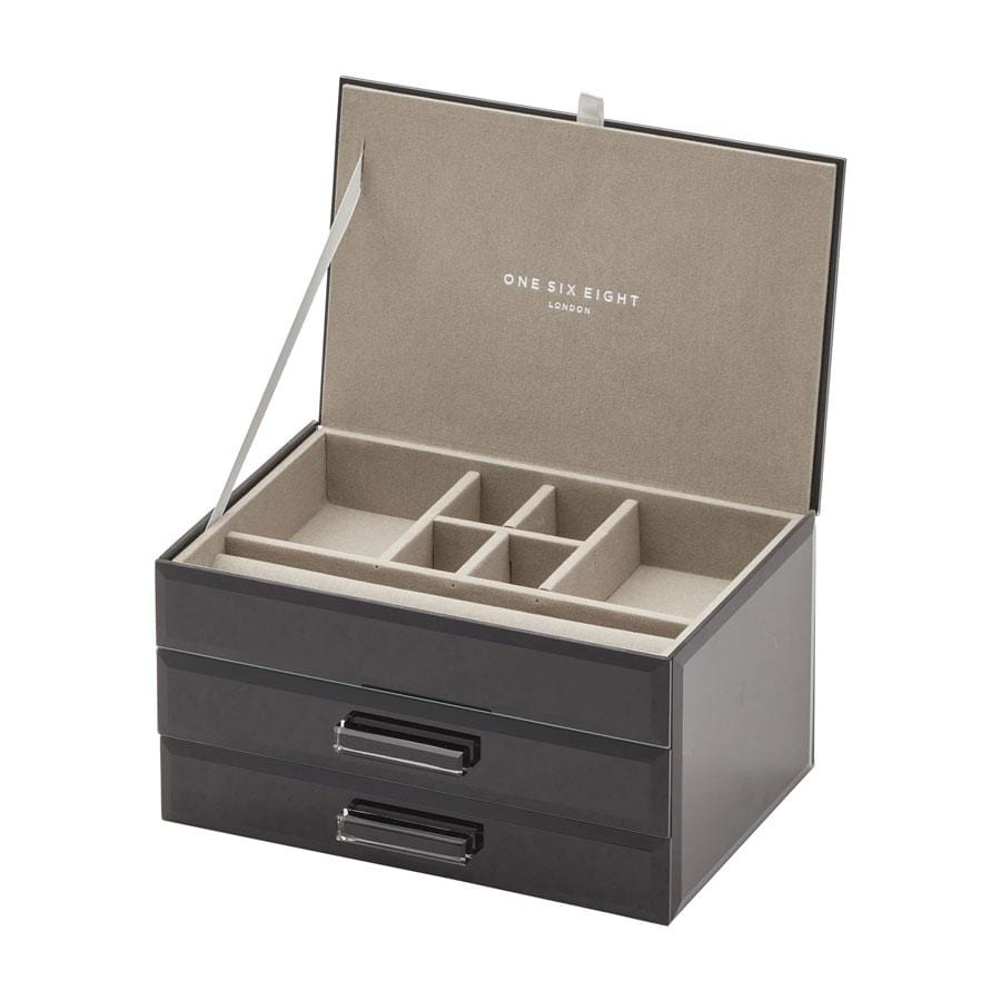 Gabriella Jewellery Box | Medium | Black