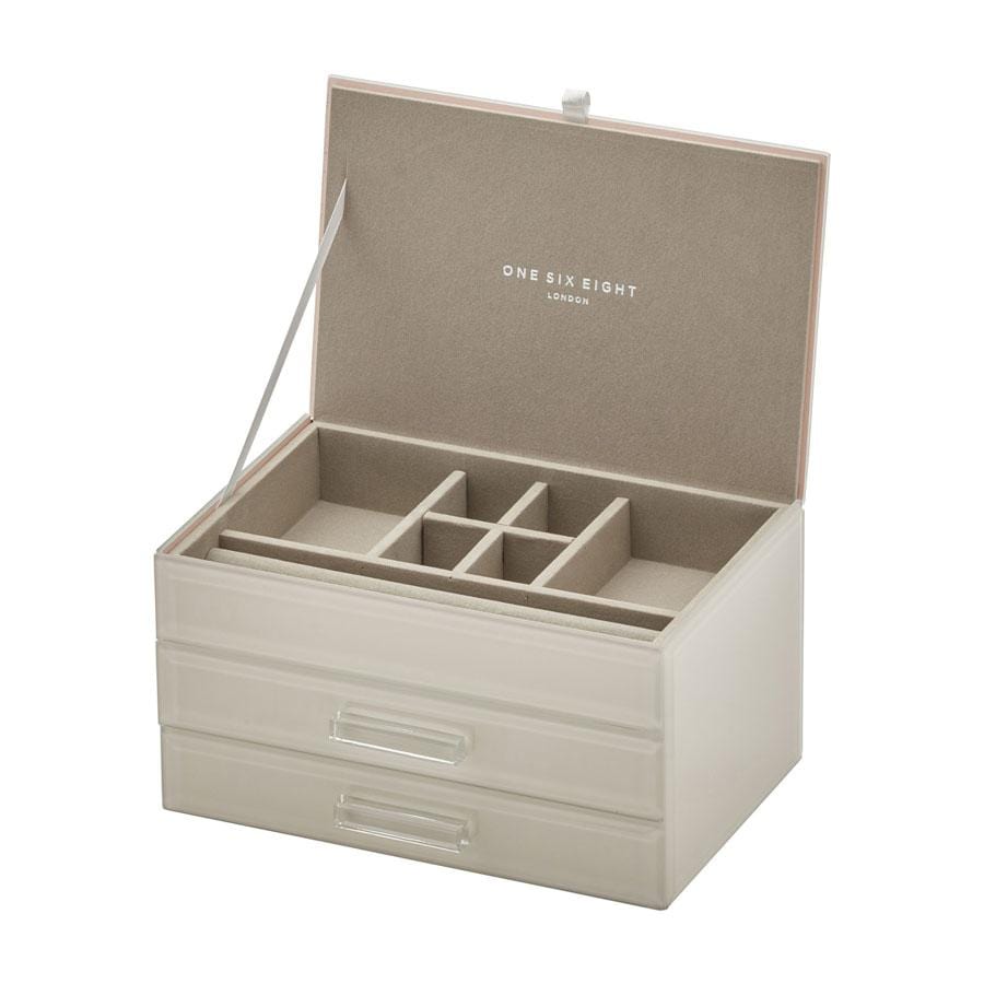 Gabriella Jewellery Box | Medium | Off White