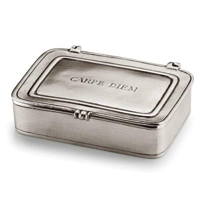 Italian Pewter Box- Carpe Diem
