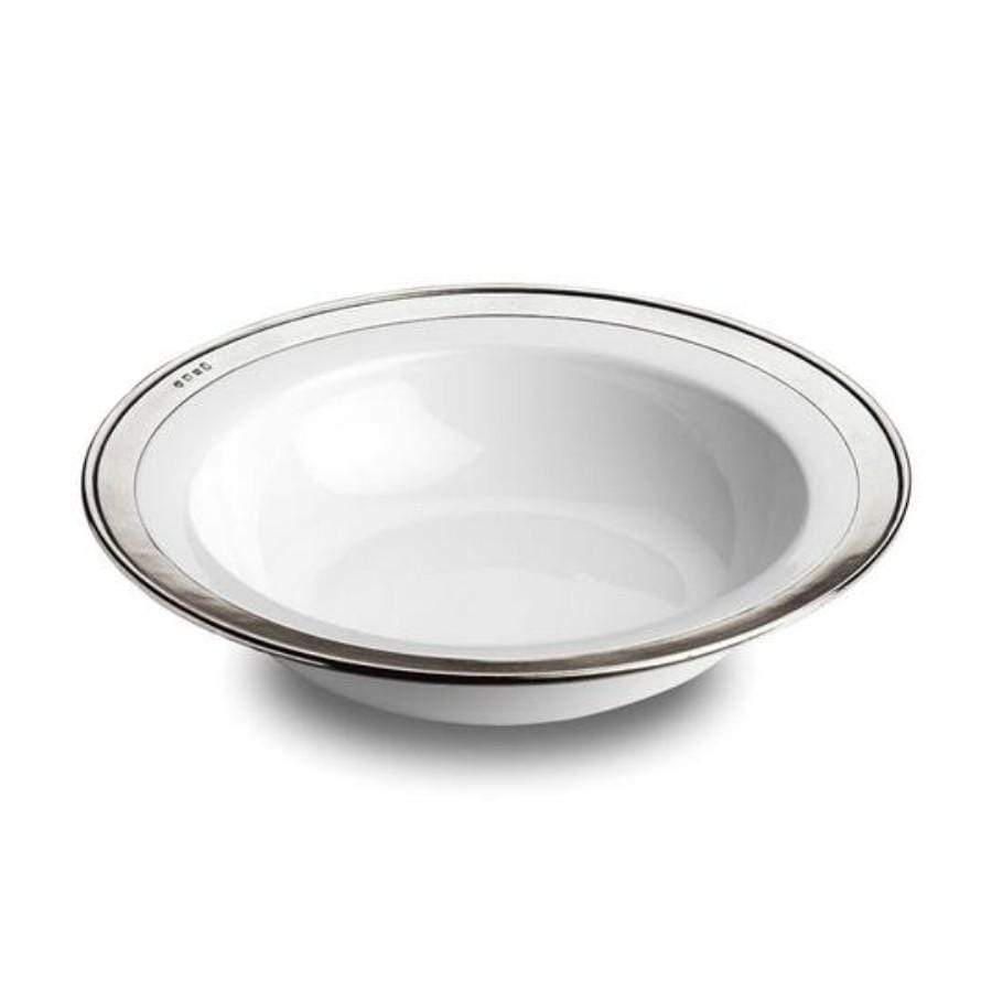 Italian Pewter Serving Bowl