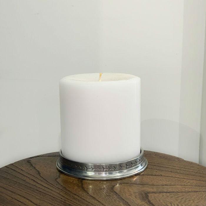 Italian Pewter Wine/Candle Coaster