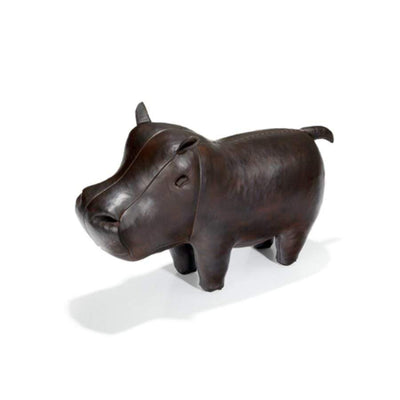 Omersa Leather Animal | Small Hippo