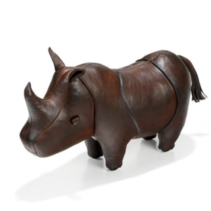 Leather Animal - Small Leather Rhino