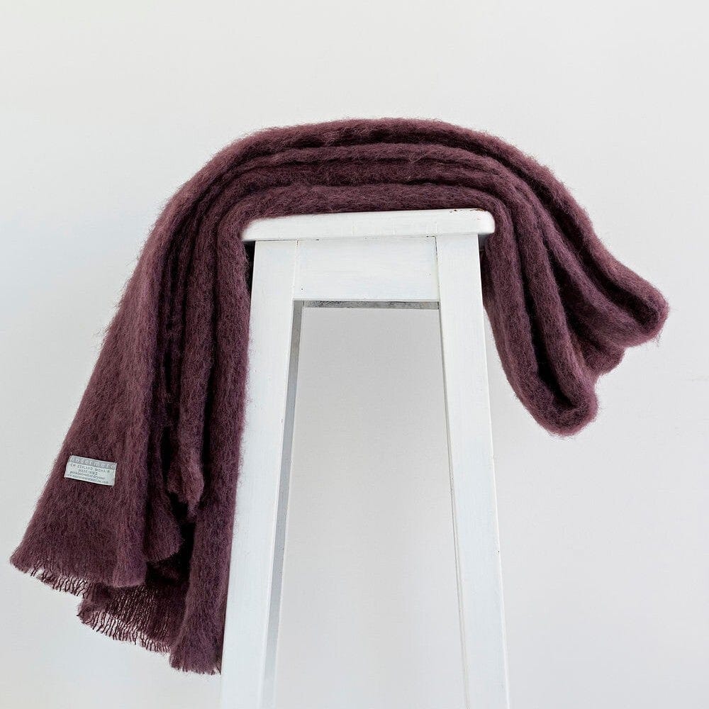 Mohair throw | Mulberry