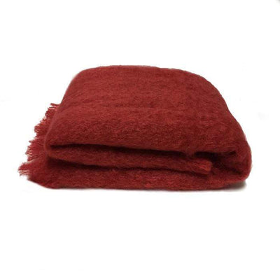 Mohair throw | Russet