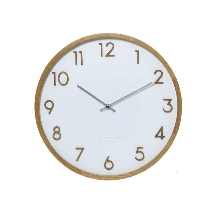 Scarlett White Wall Clock