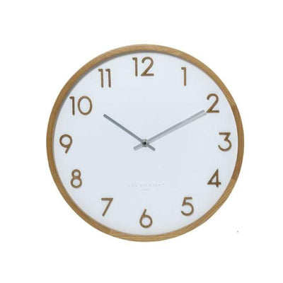 Scarlett White Wall Clock