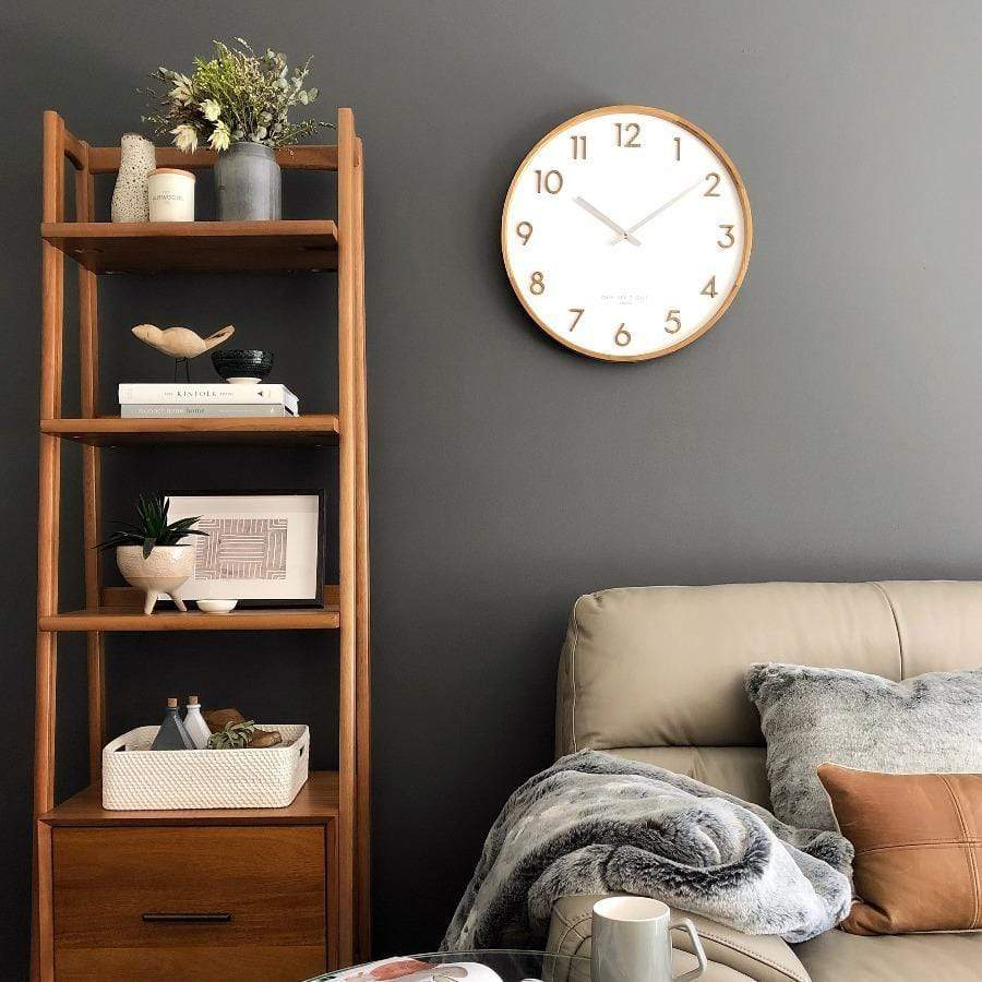 Scarlett White Wall Clock