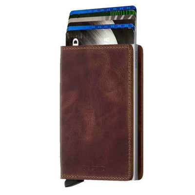 Secrid Slim Wallet | Vintage Brown