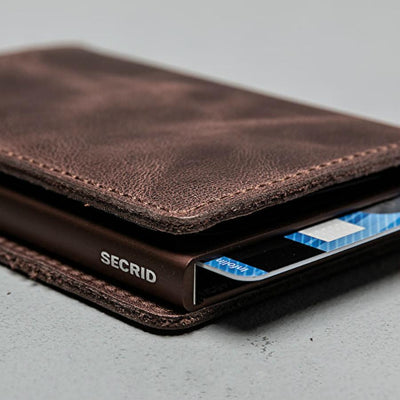 Secrid Slim Wallet | Vintage Chocolate