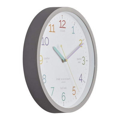 Tell the Time Clock Grey | 30cm