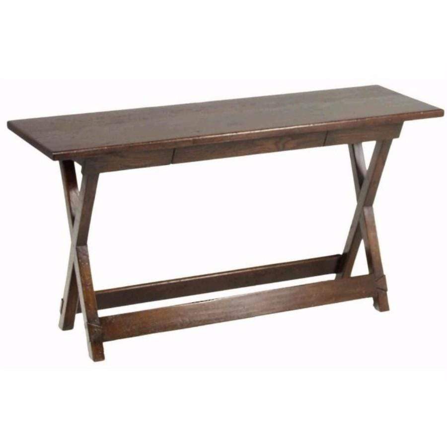 Trestle Hall Table in Oak | Cranfields Wellington | New Zealand