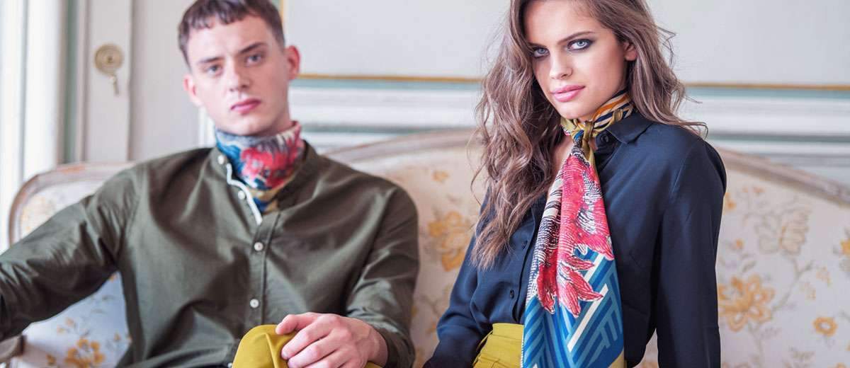 Pochette Square Silk Scarves