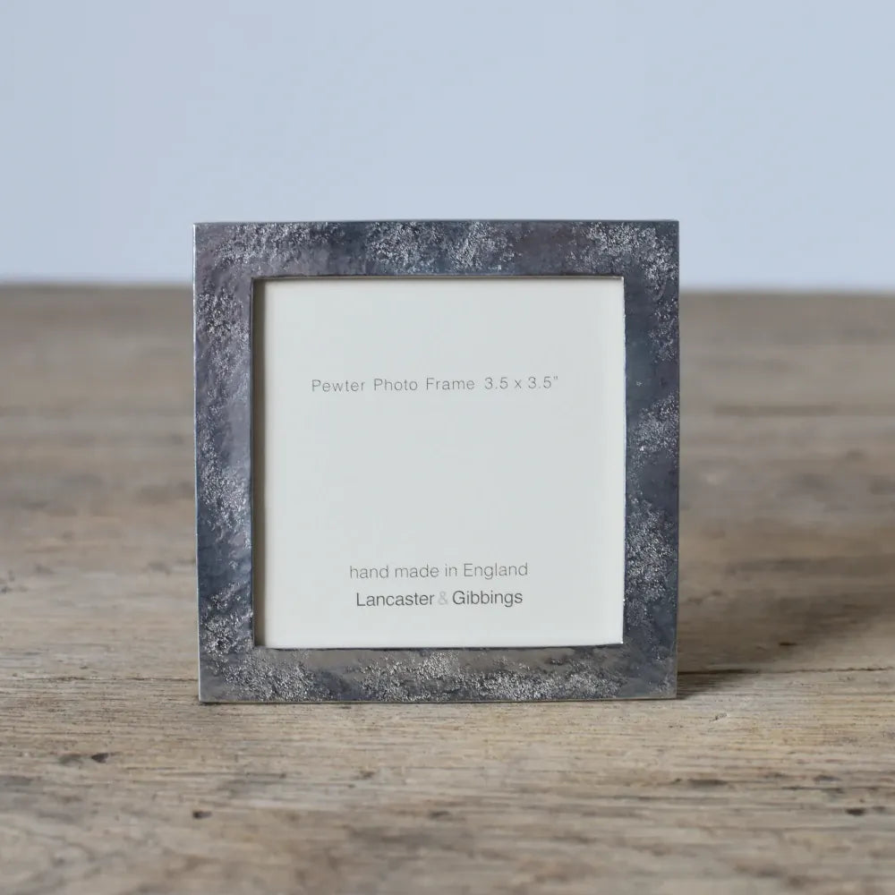 3.5 x 3.5 Pewter Photo Frame | Sandstone