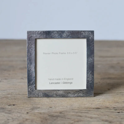 3.5 x 3.5 Pewter Photo Frame | Sandstone