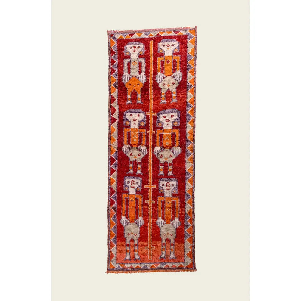 Vintage Herki Runner 1111 | 250 x 90 cm