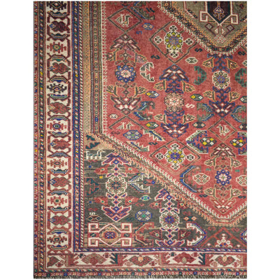Hand Knotted Vintage Persian Shirazi Rug Nahlel | 250 x 161cm