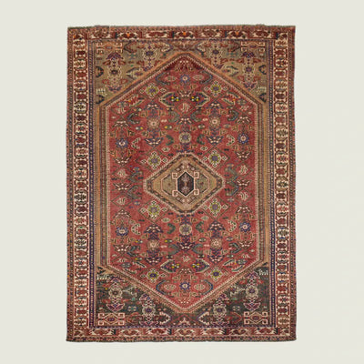 Hand Knotted Vintage Persian Shirazi Rug Nahlel | 250 x 161cm