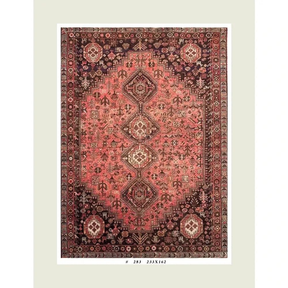Hand Knotted Vintage Persian Shirazi Rug 638 | 233 x 161cm