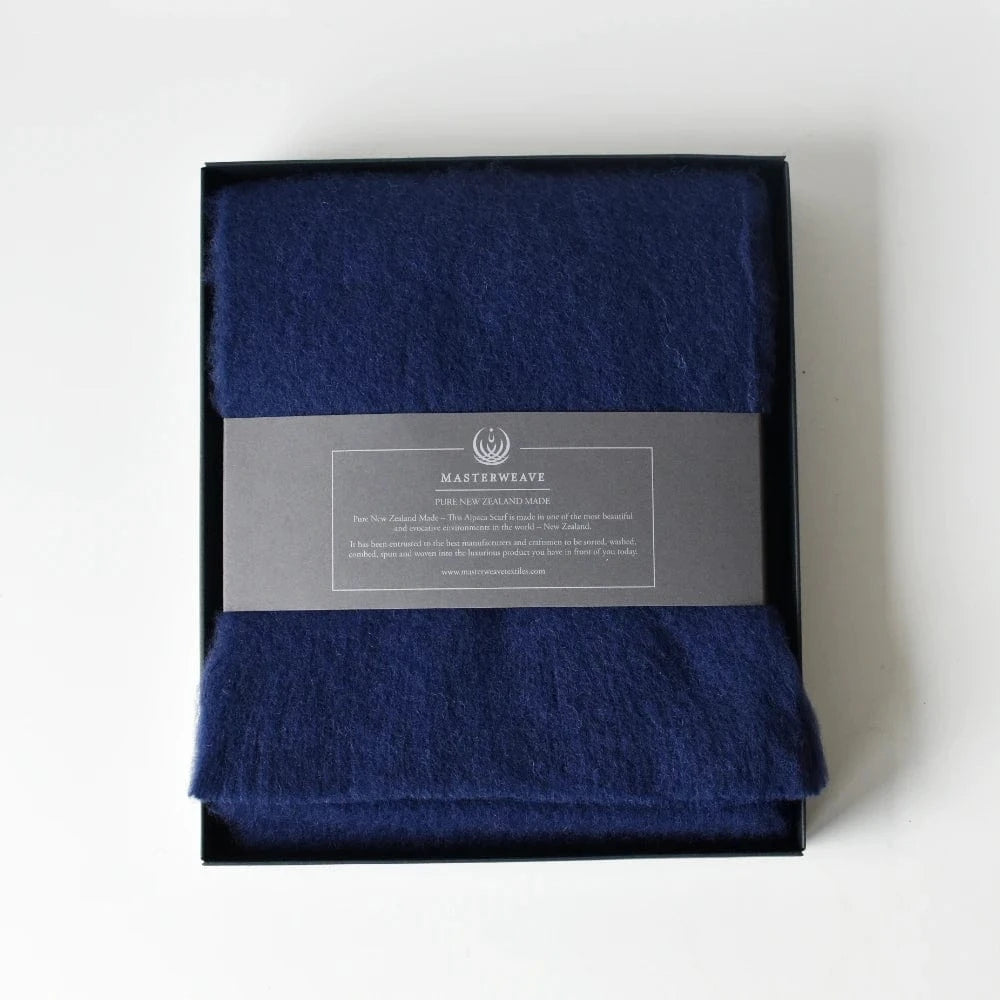 Alpaca Scarf Navy