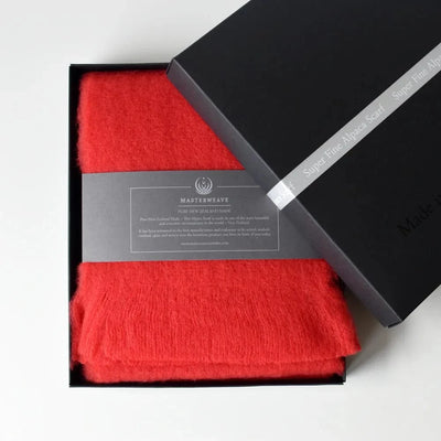 Alpaca Scarf Red