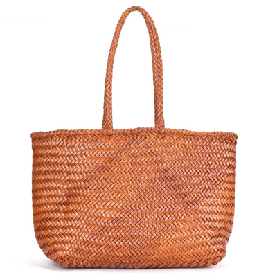 Amalfi Woven Leather Shopper