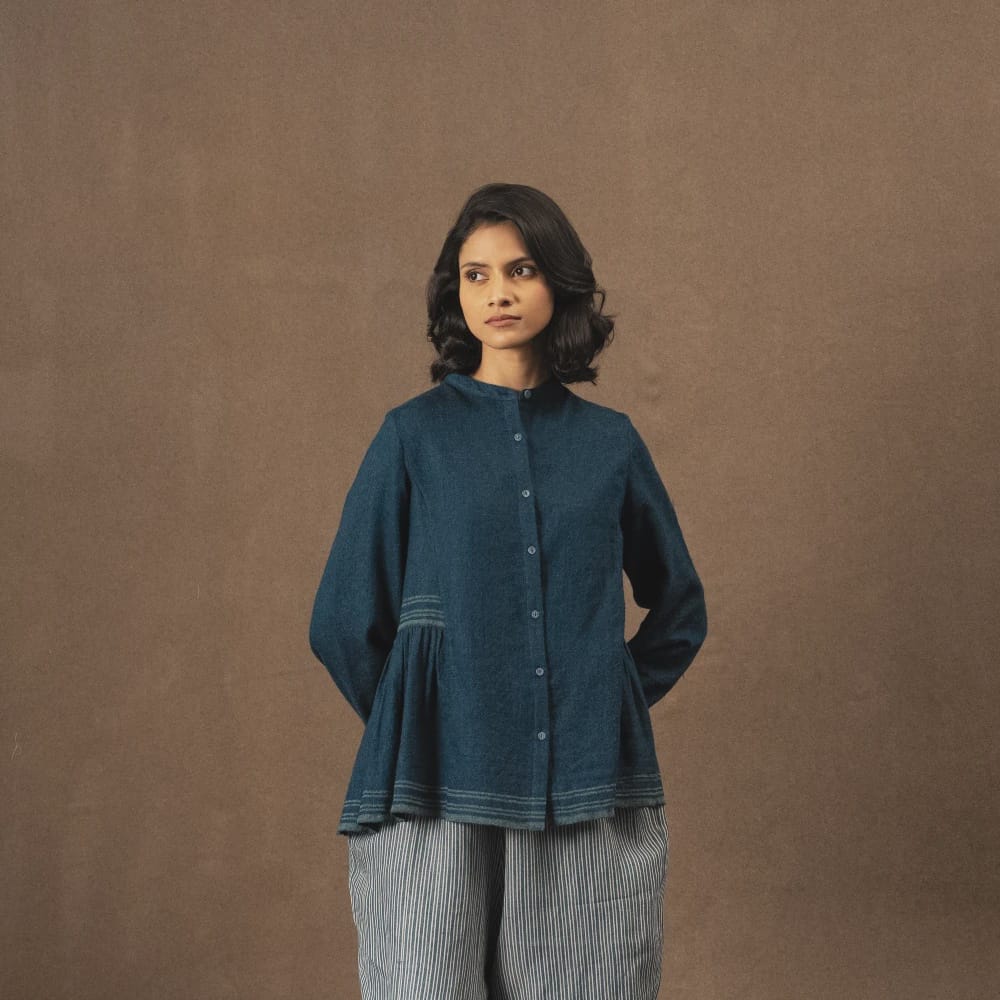 Anna Wool Blouse | Niagara