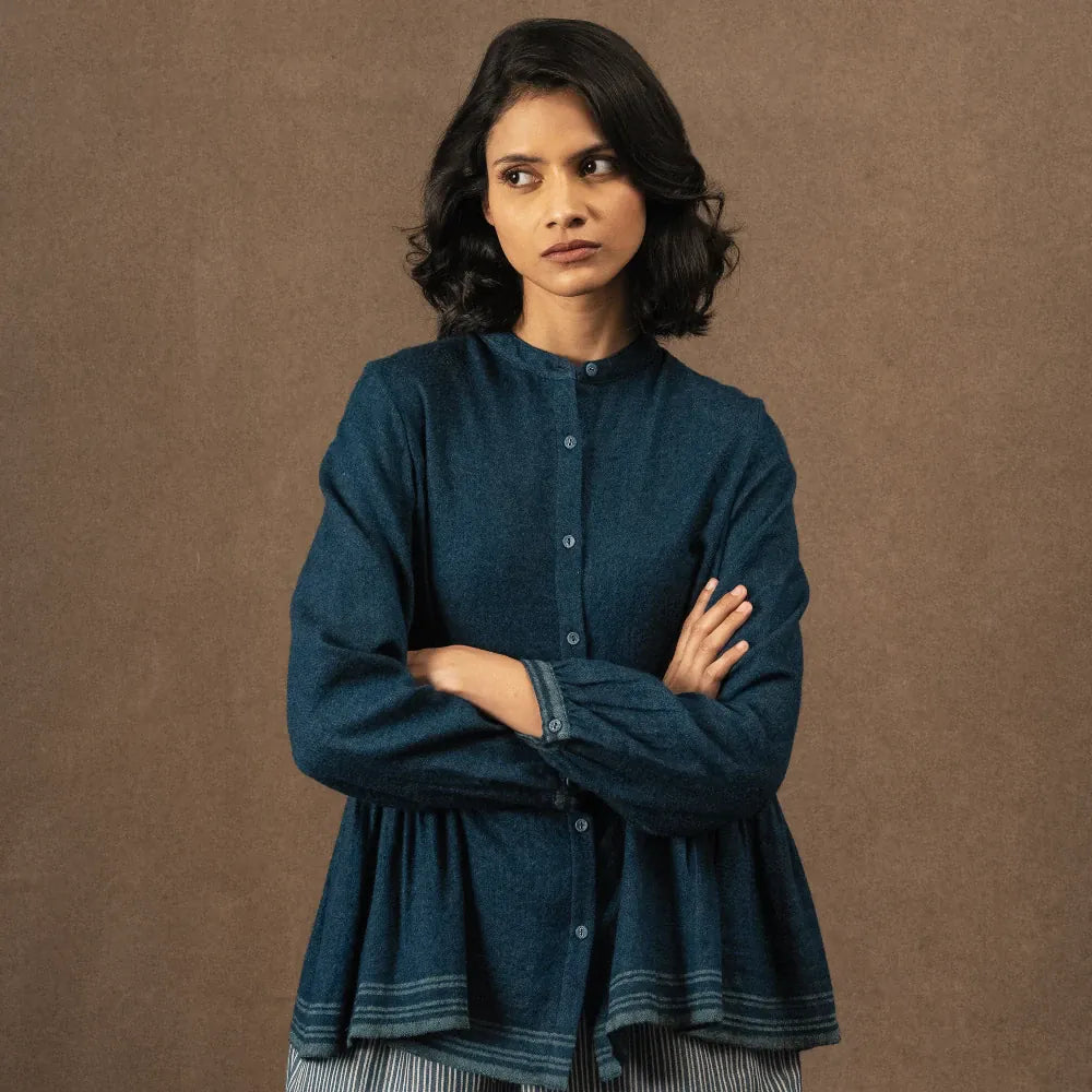 Anna Wool Blouse | Niagara