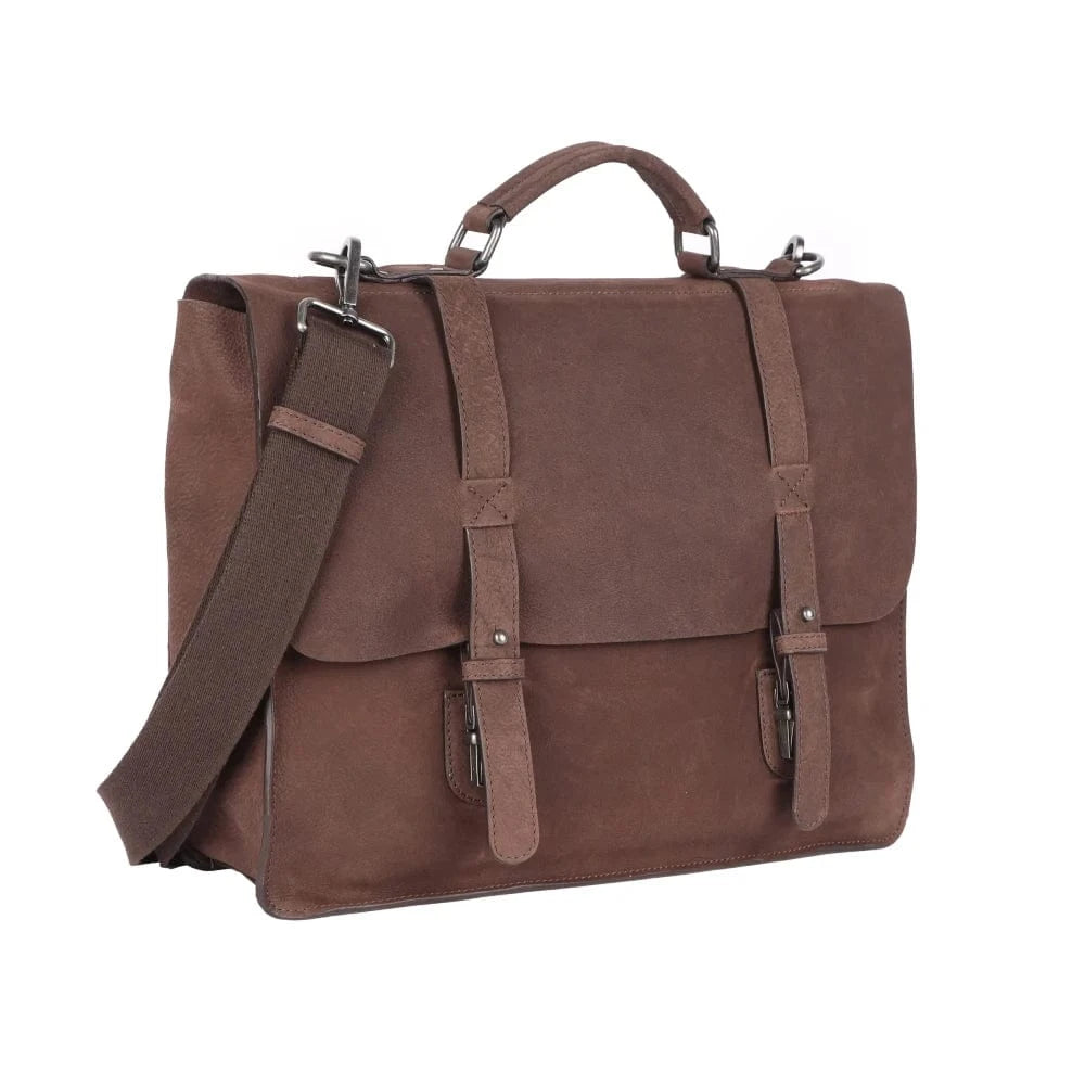 Beijing Leather Satchel | Dark Brown