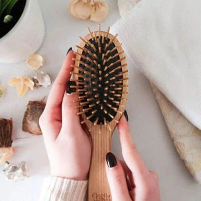 Big Oval Ash Wood Brush