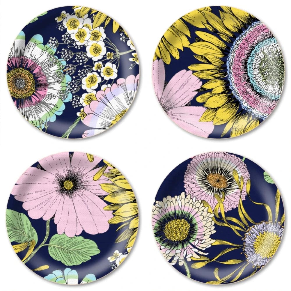 Birchwood Coaster | Sunflower Navy