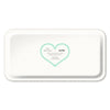 Birchwood Rectangle Tray | Champagne/Seafoam