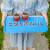 Birchwood Tray | Cocktail | Sky Blue