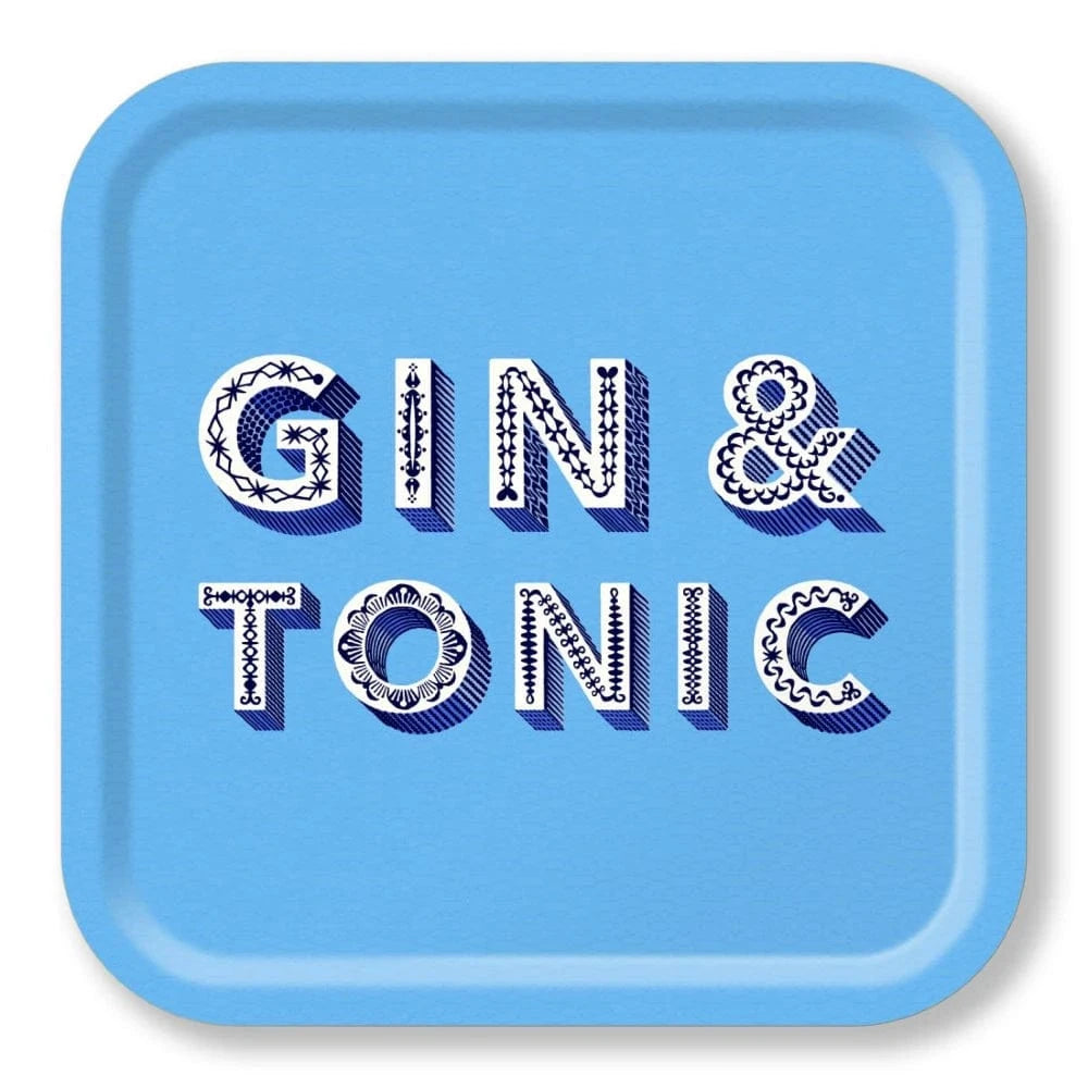 Birchwood Tray | Gin & Tonic | Sky Blue
