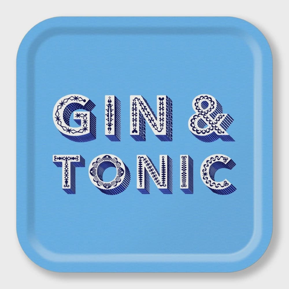 Birchwood Tray | Gin & Tonic | Sky Blue
