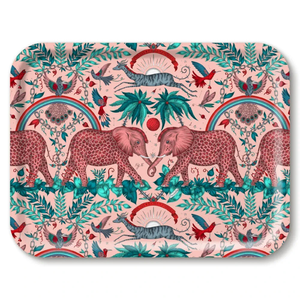 Birchwood Tray Large Rectangle | Zambezi Pink