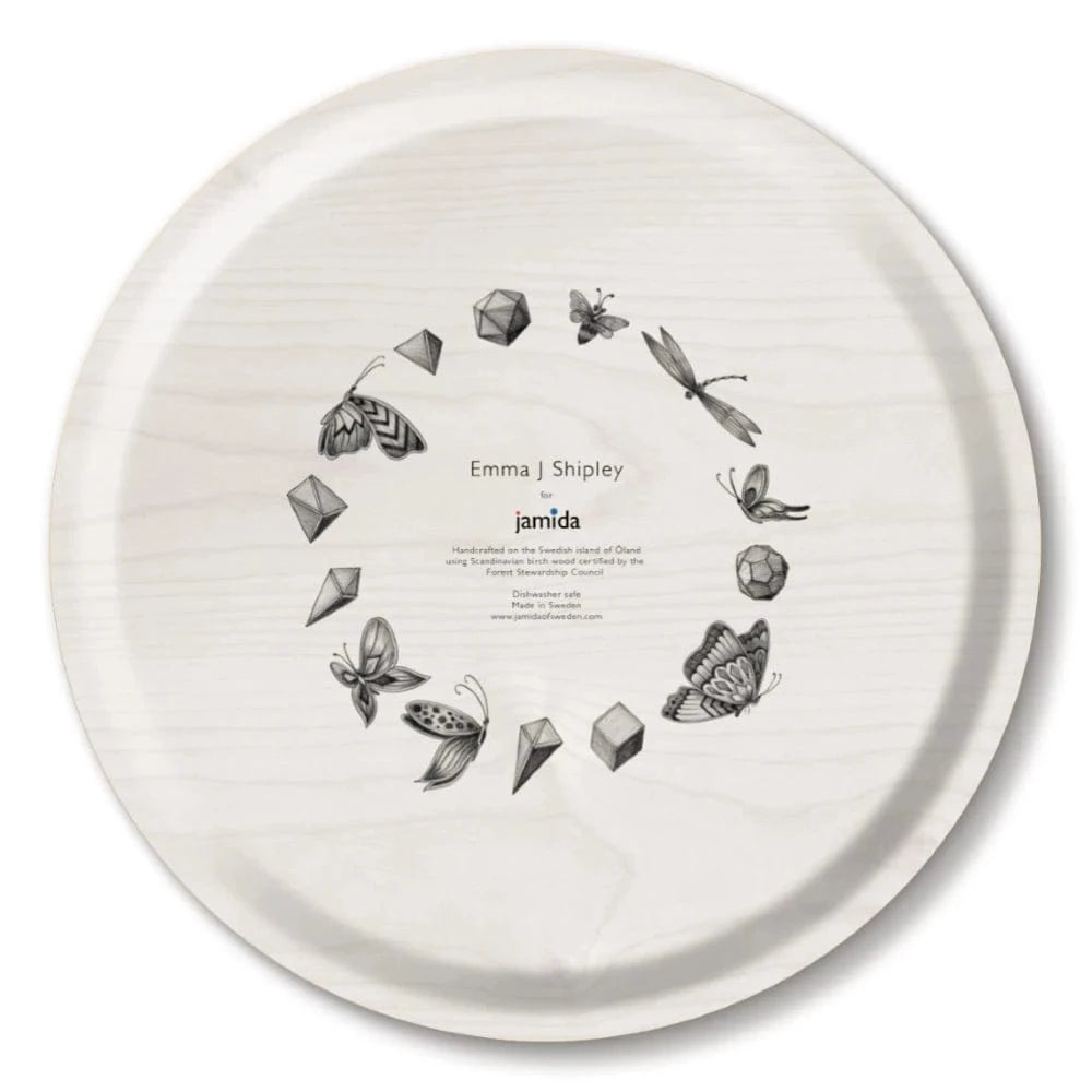 Birchwood Tray Large Round | Kruger Multi