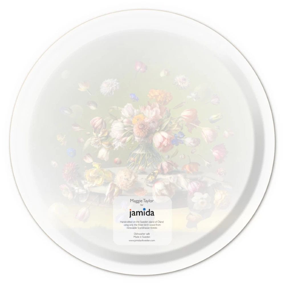 Jamida Birchwood Tray Large Round | The Occasion