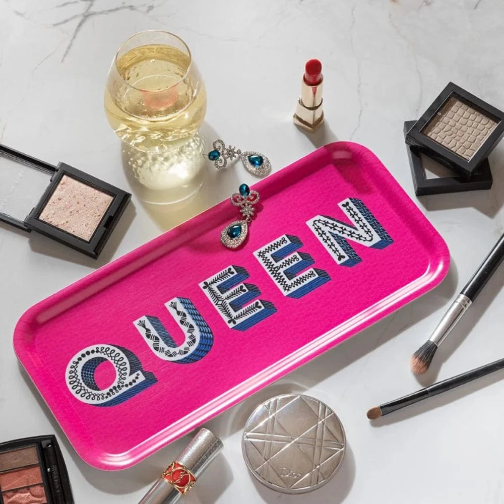 Birchwood Tray | Queen | Bright Pink