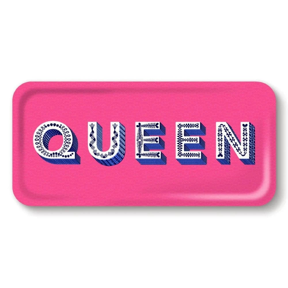 Birchwood Tray | Queen | Bright Pink