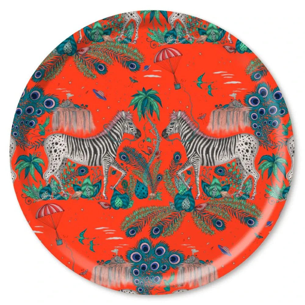 Birchwood Tray XL Round | Lost World Red