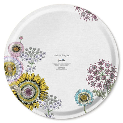 Birchwood Tray XL Round | Sunflower Navy