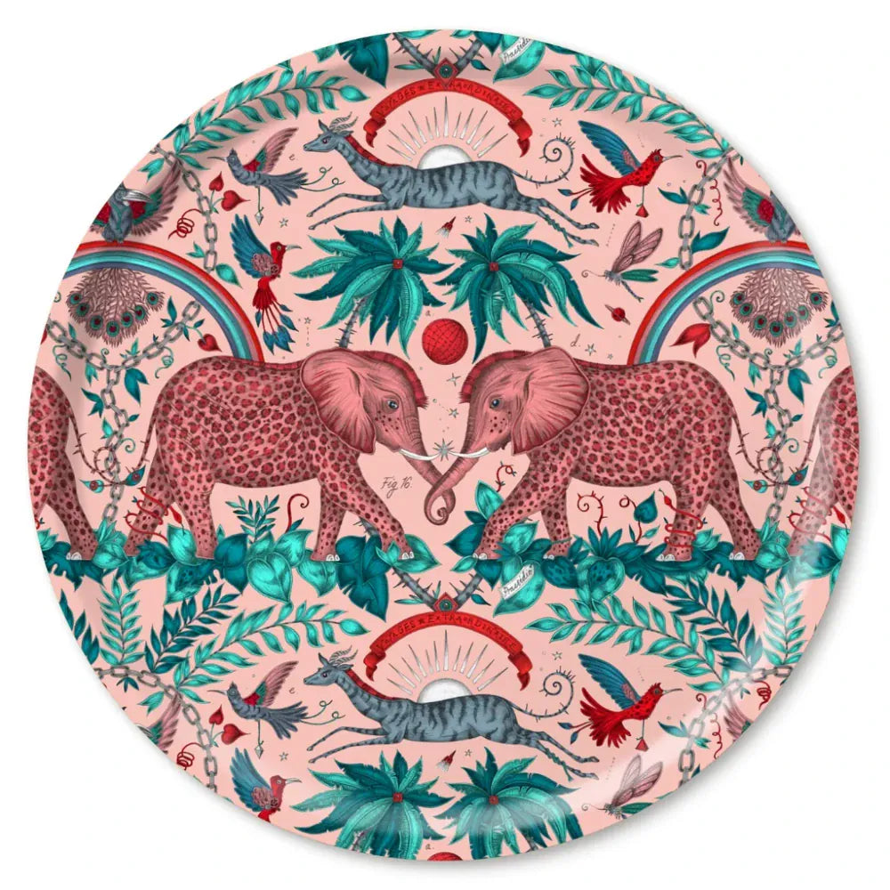 Birchwood Tray XL Round | Zambezi Pink