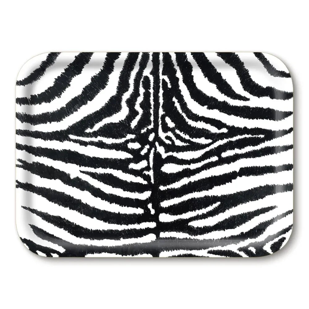 Birchwood Tray | Zebra Black