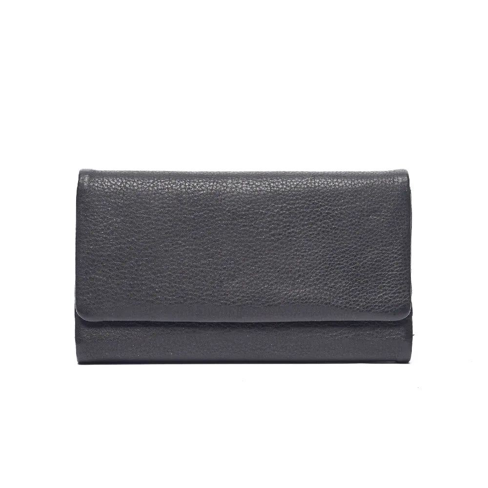 Black Erin Leather Wallet