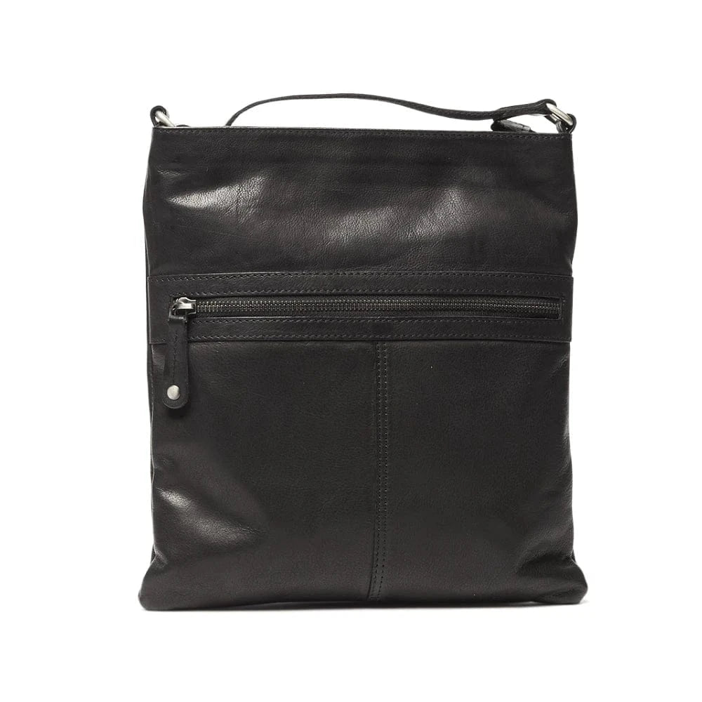 Black Luxembourg Leather Sling Bag