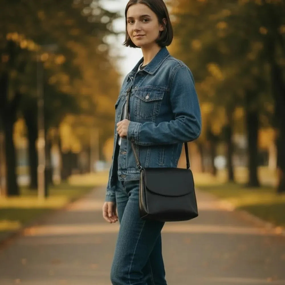 Black Sabine Cross Body Bag