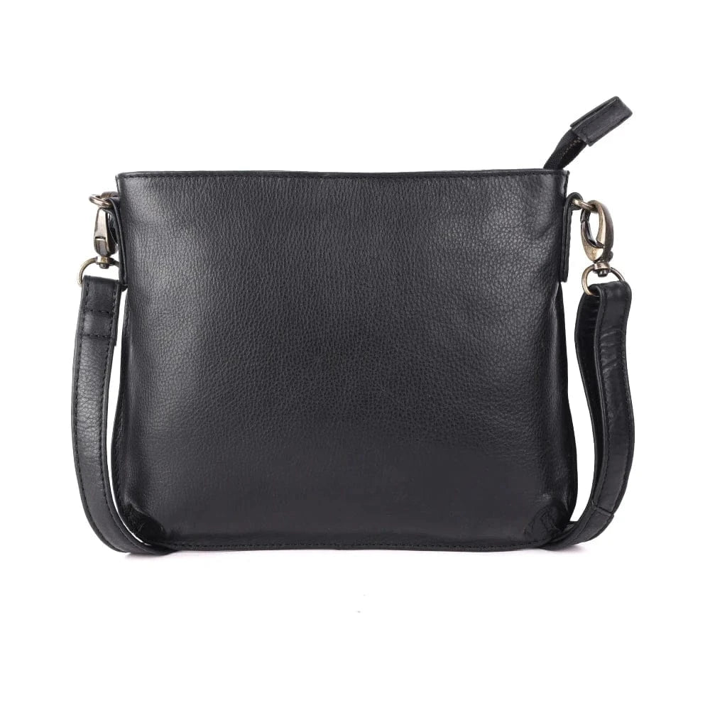 Black Tokyo Leather Handbag