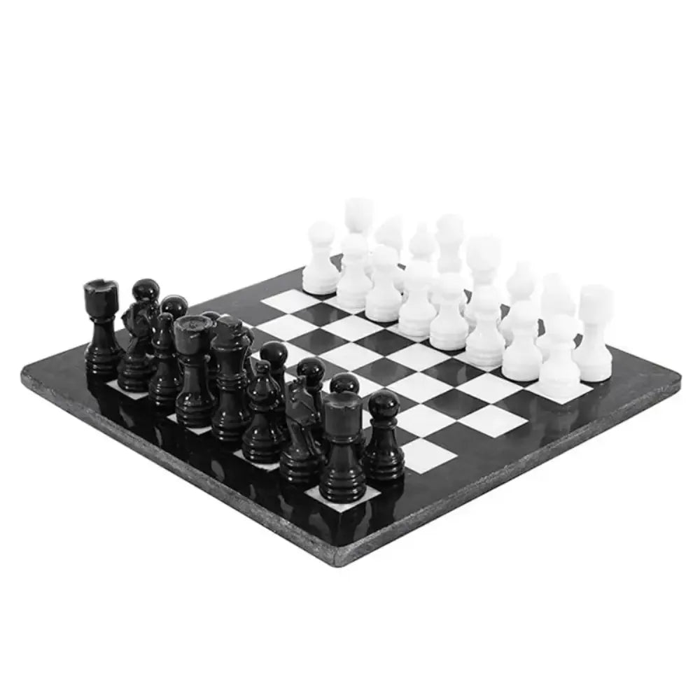 Black & White 30cm | Marble Chess Set